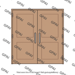 Examination room door