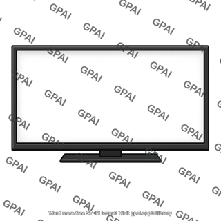 Modern flat screen television