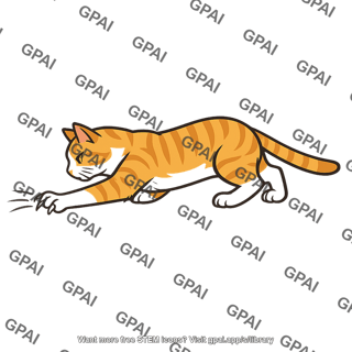 Cat clawing