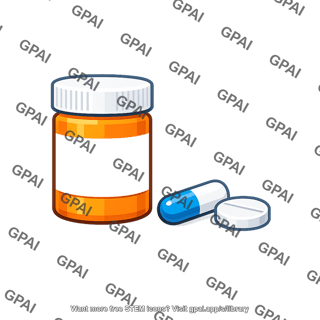 Medicine bottle with pills
