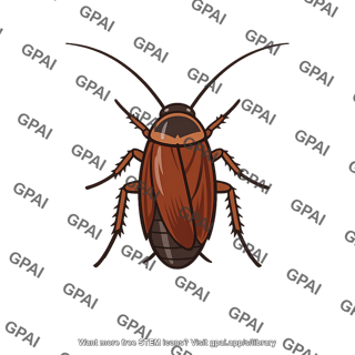 Cockroach sterilized