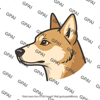 Dog head profile