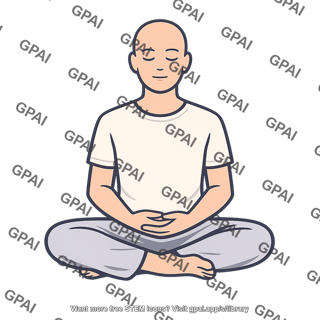 Mindfulness meditation pose