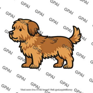 Small shaggy dog