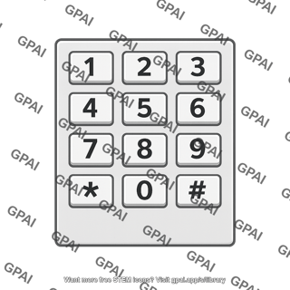 Touch tone keypad