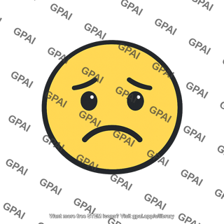 Emotion face sad